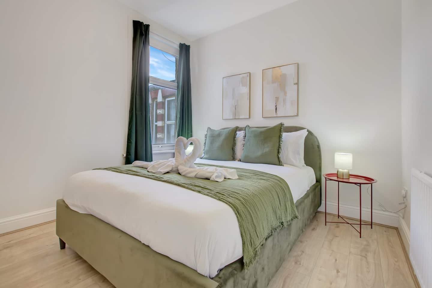 Room interior at the Manor Park town house