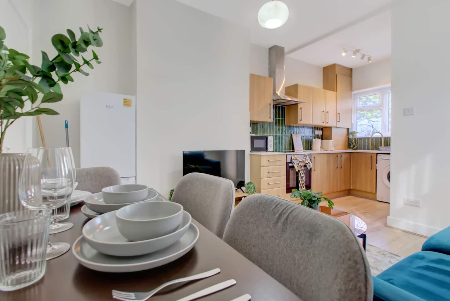 Living space at the Manor Park town house